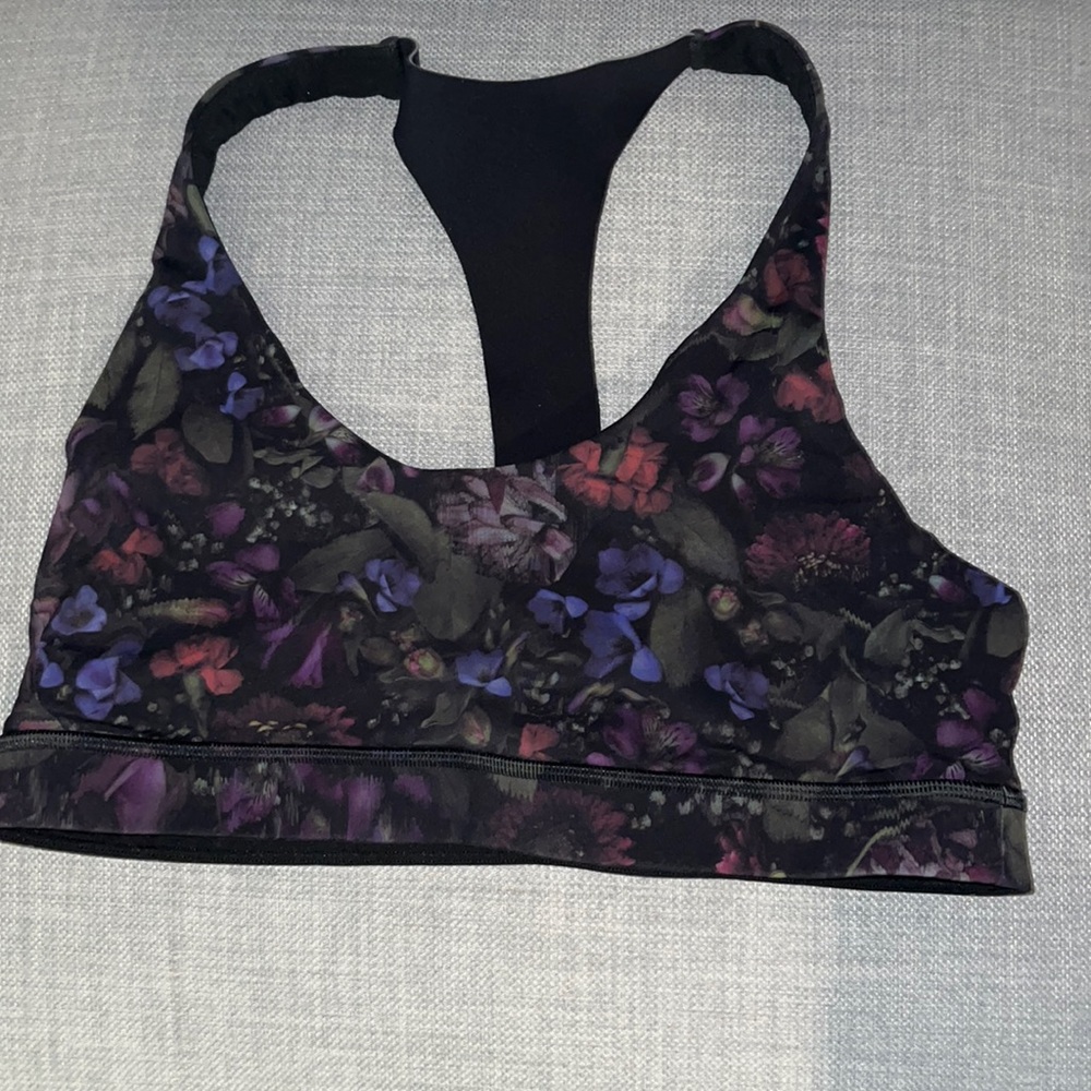 Lulu sports bra size 12 multi colored